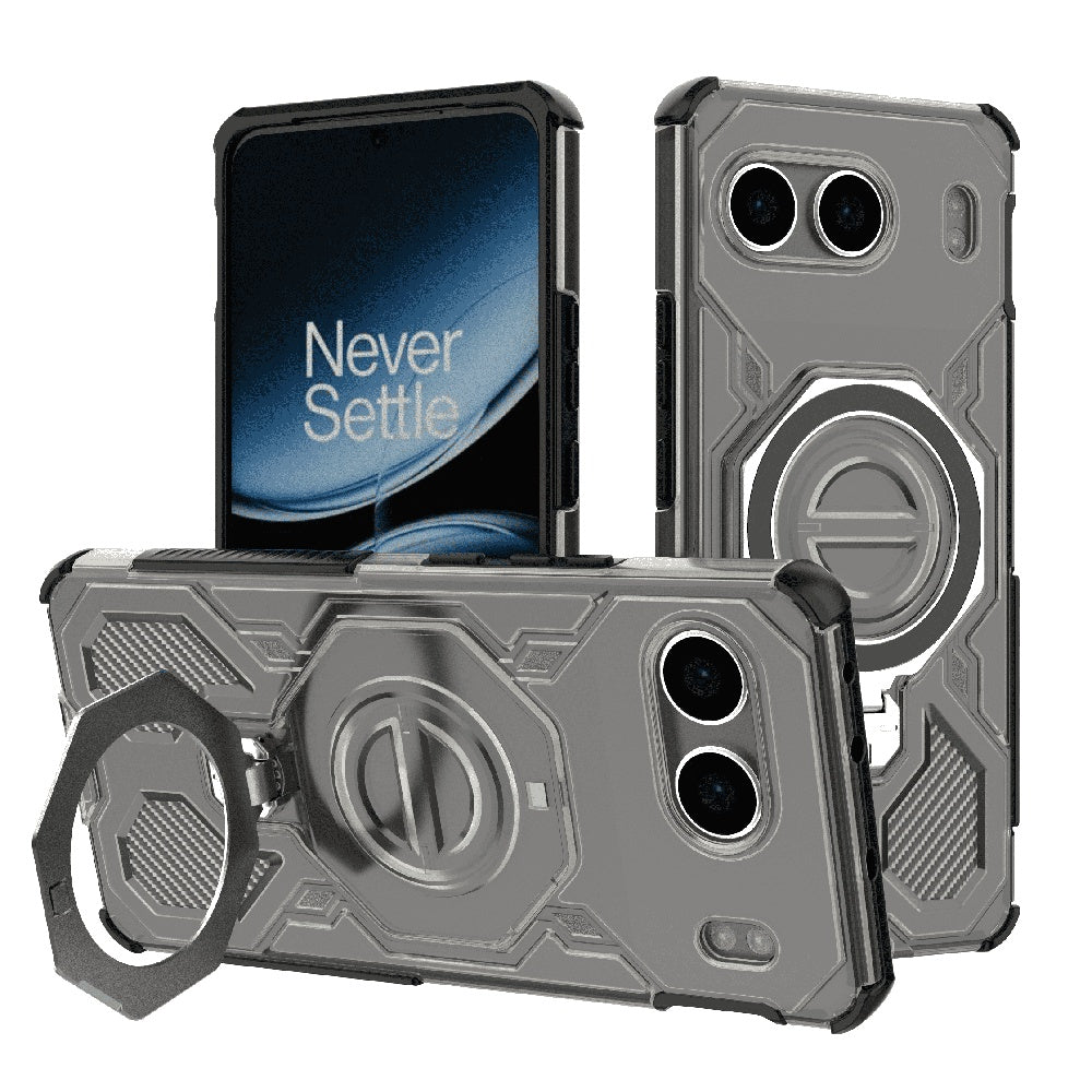 Coque pour OnePlus Nord 4, Techsuit, Carbon Shield Pro, Fumée