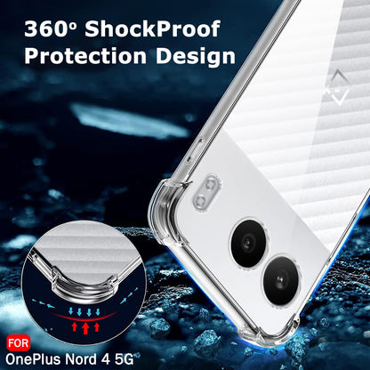 Coque pour OnePlus Nord 4, Techsuit, Antichoc Claire, Transparente