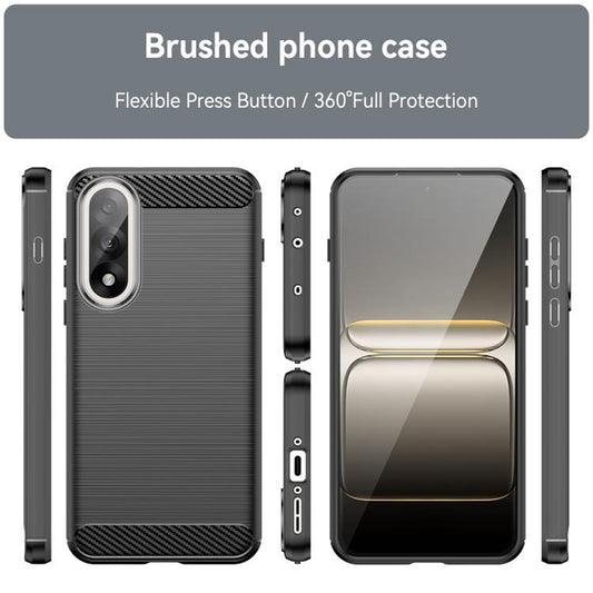 Coque pour OnePlus Nord 5, Techsuit, Carbone, Noire