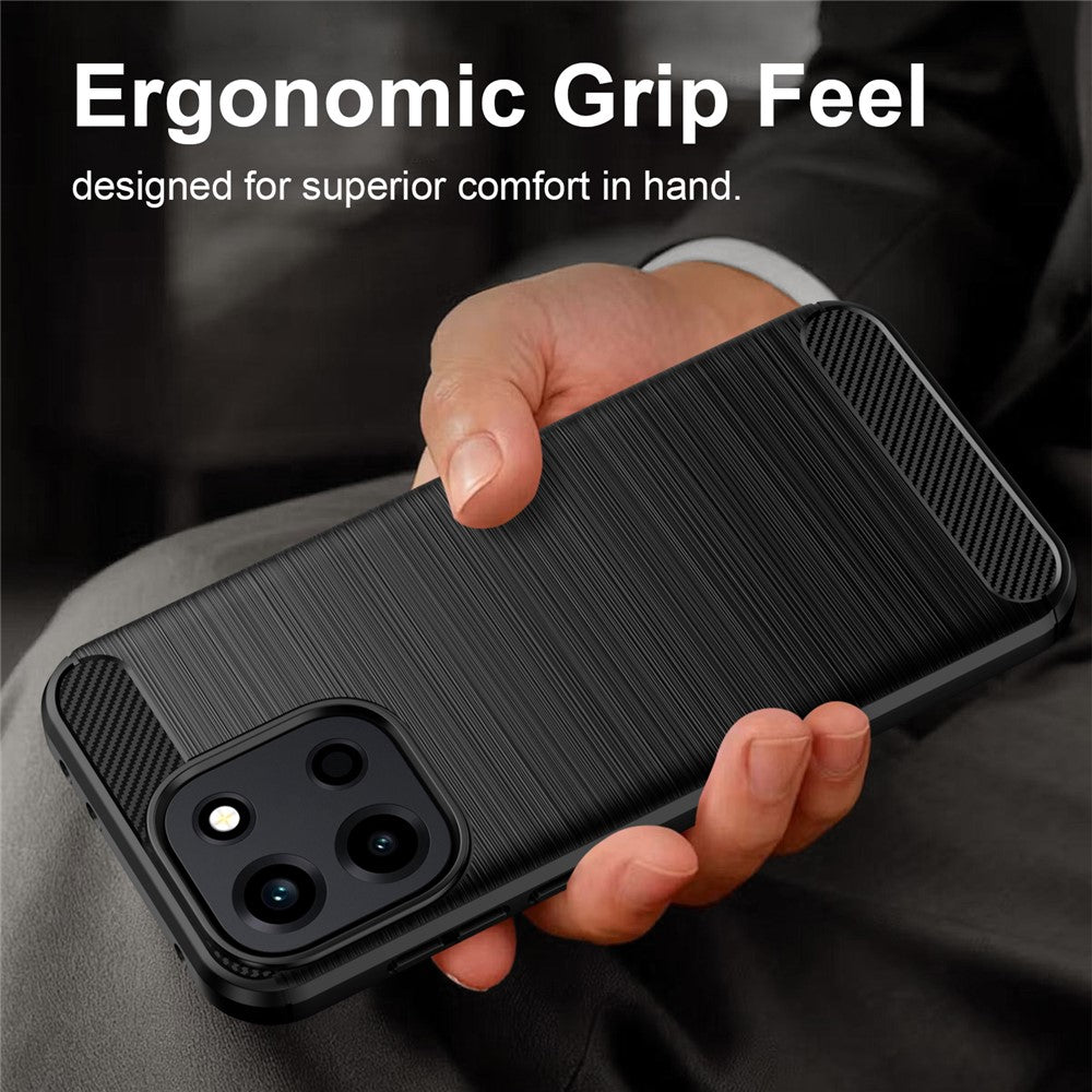 Coque pour OnePlus Nord 6, Techsuit, Carbone, Bleue