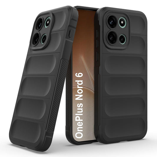 Coque pour OnePlus Nord 6, Techsuit, Magic Shield, Noire