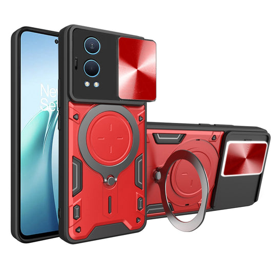 Coque pour OnePlus Nord CE4 Lite, Techsuit, CamGuard Pro, Rouge