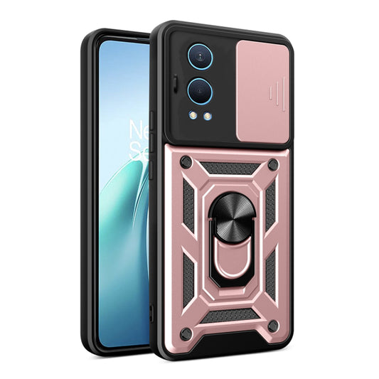 Coque pour OnePlus Nord CE4 Lite, Techsuit, CamShield, Rose