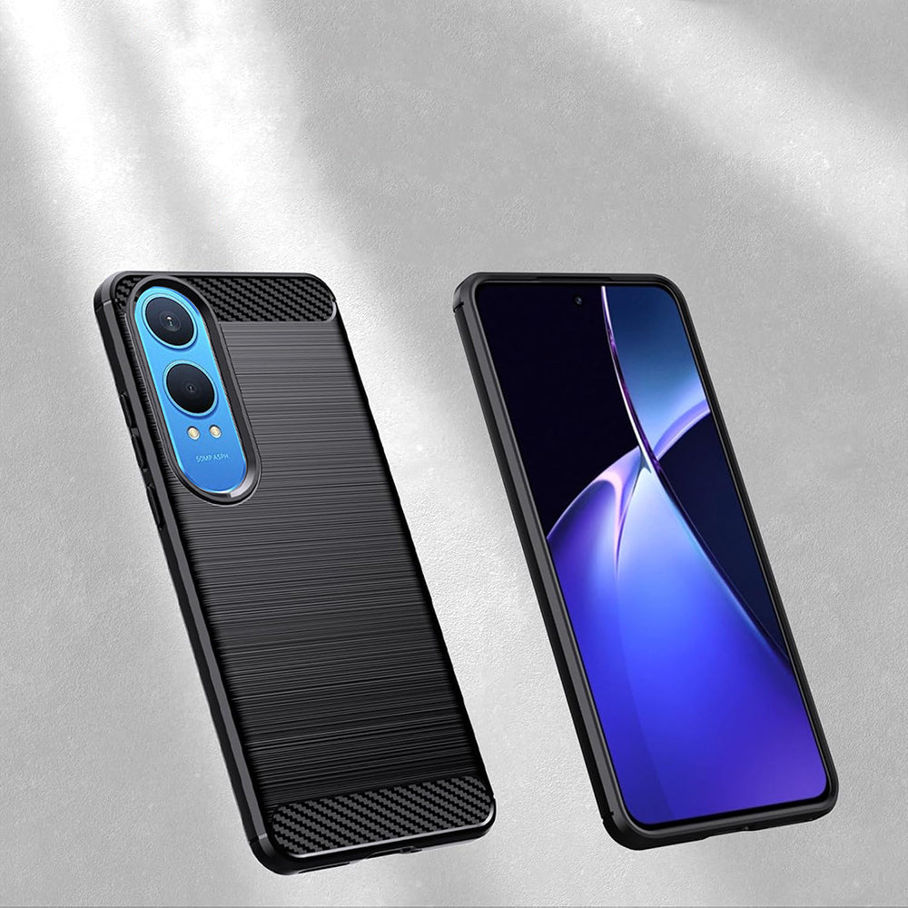 Coque pour OnePlus Nord CE4 Lite, Techsuit, Carbone, Bleue