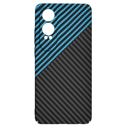 Coque pour OnePlus Nord CE4 Lite, Techsuit, Carbonite FiberShell, Noir Bleu