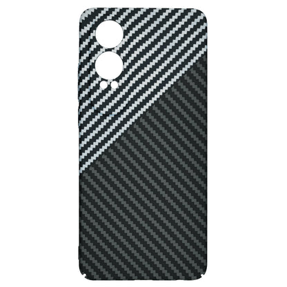 Coque pour OnePlus Nord CE4 Lite, Techsuit, Carbonite FiberShell, Noir Gris