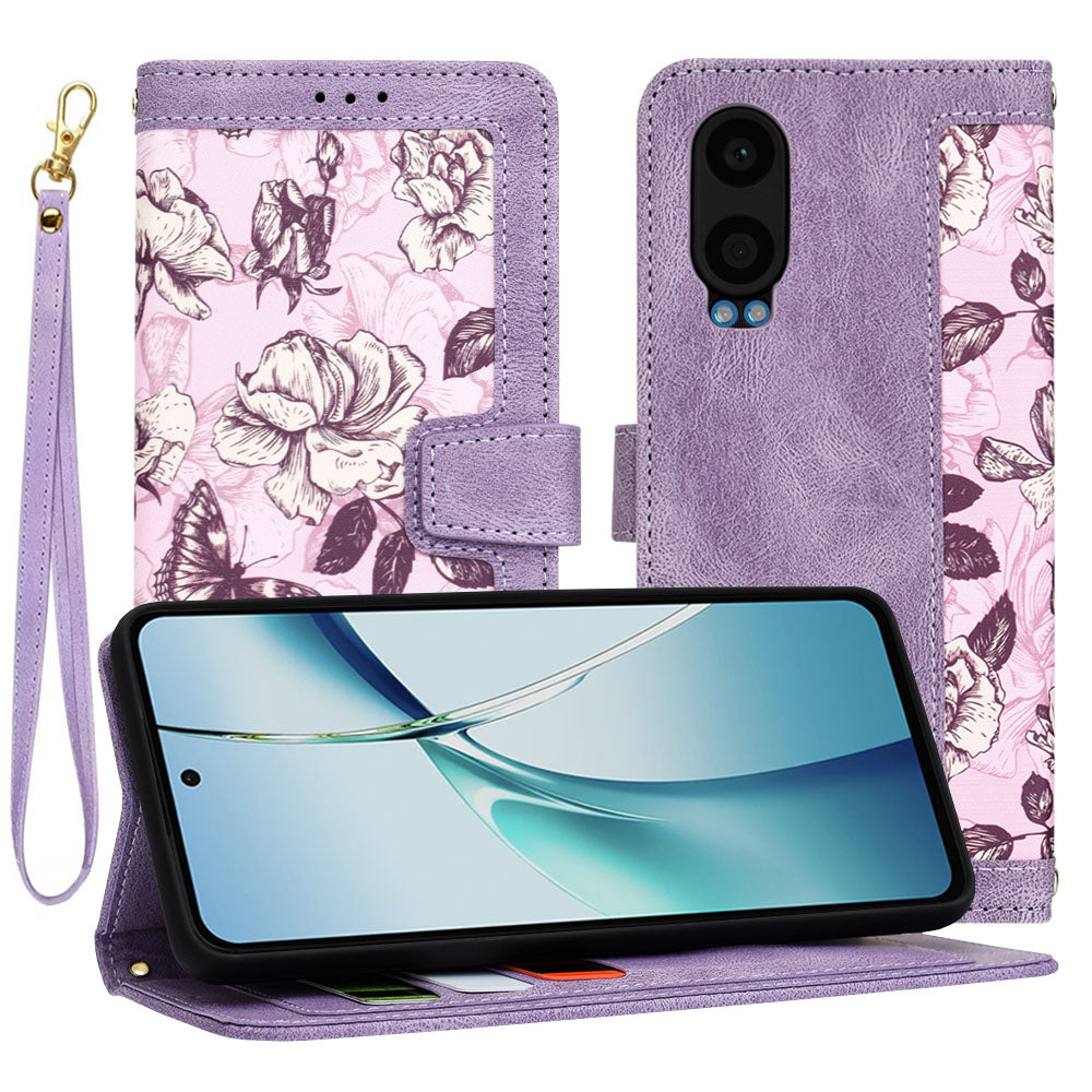 Coque pour OnePlus Nord CE4 Lite, Techsuit, FlipCraft, Violet