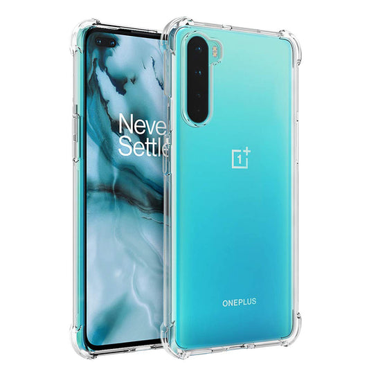 Coque pour OnePlus Nord, Techsuit, Antichoc Claire, Transparente