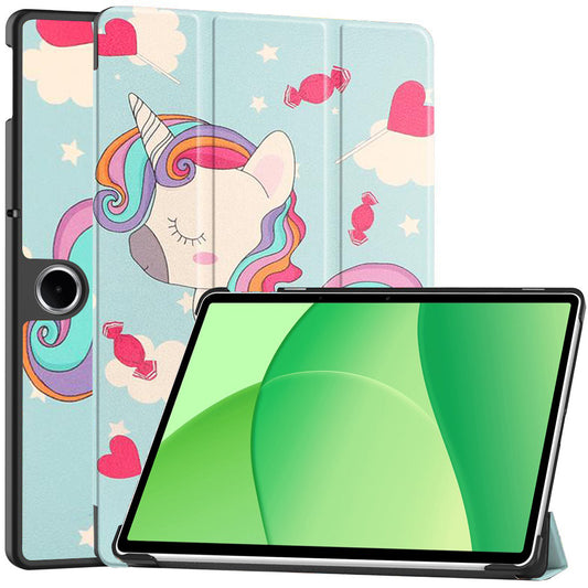 Étui pour OnePlus Pad Lite / Oppo Pad SE, Techsuit, FoldPro Unicorn, Multicolore