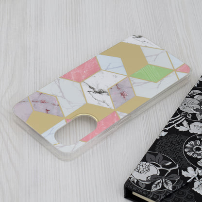 Coque pour Oppo A17, Techsuit, Marble, Violet