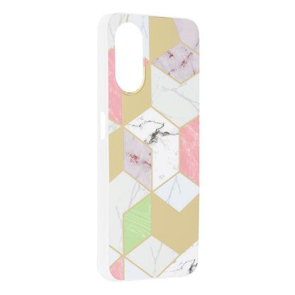 Coque pour Oppo A17, Techsuit, Marble, Violet