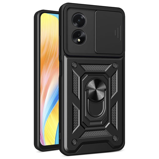 Coque pour Oppo A18 / A38, Techsuit, CamShield, Noire