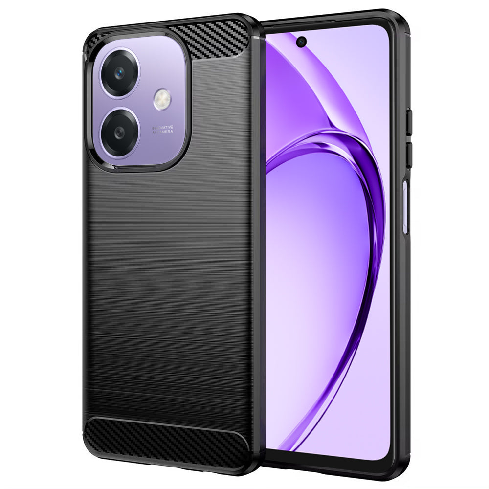 Coque pour Oppo A3 4G / A3, Techsuit, Carbone, Noire
