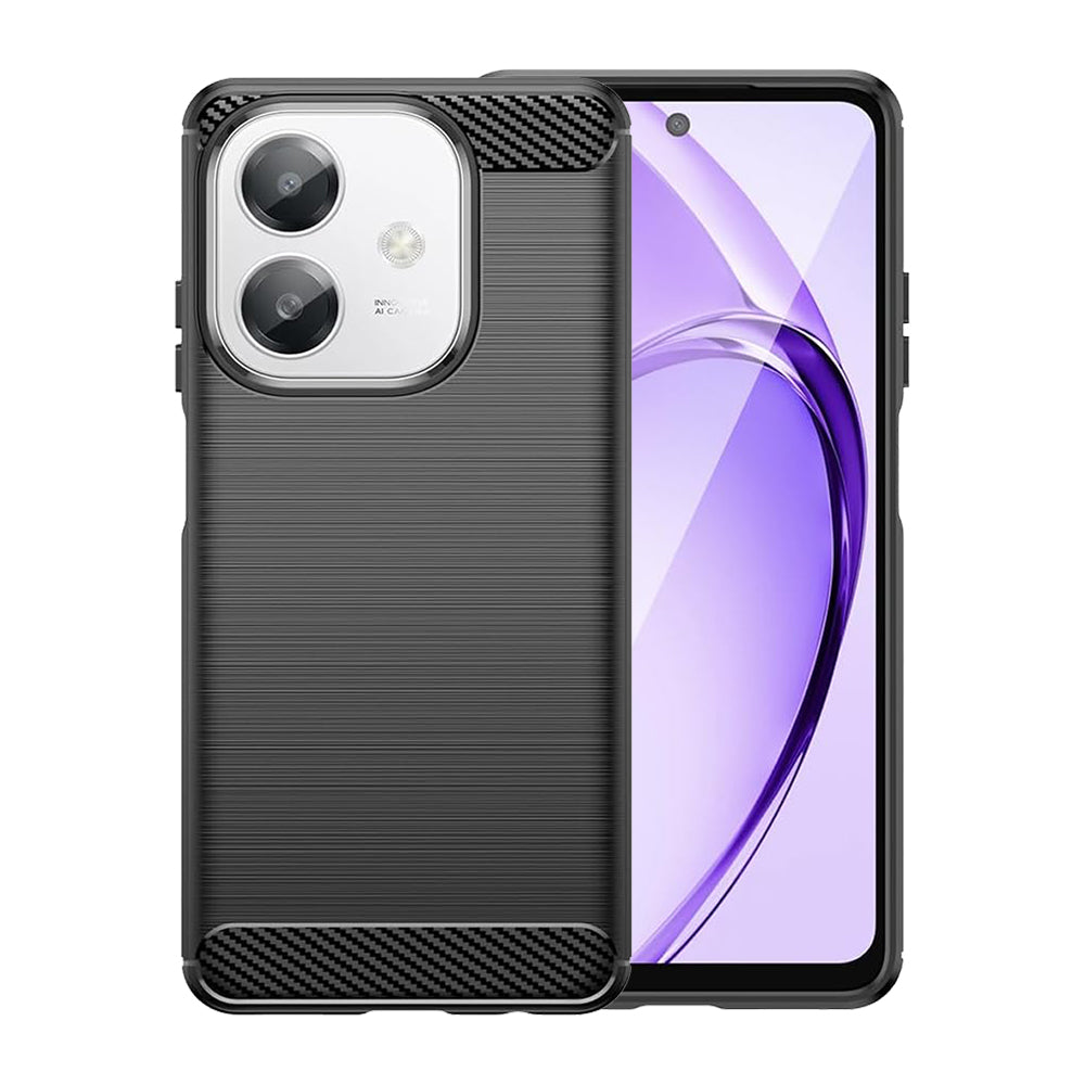 Coque pour Oppo A3 4G / A3, Techsuit, Carbone, Noire