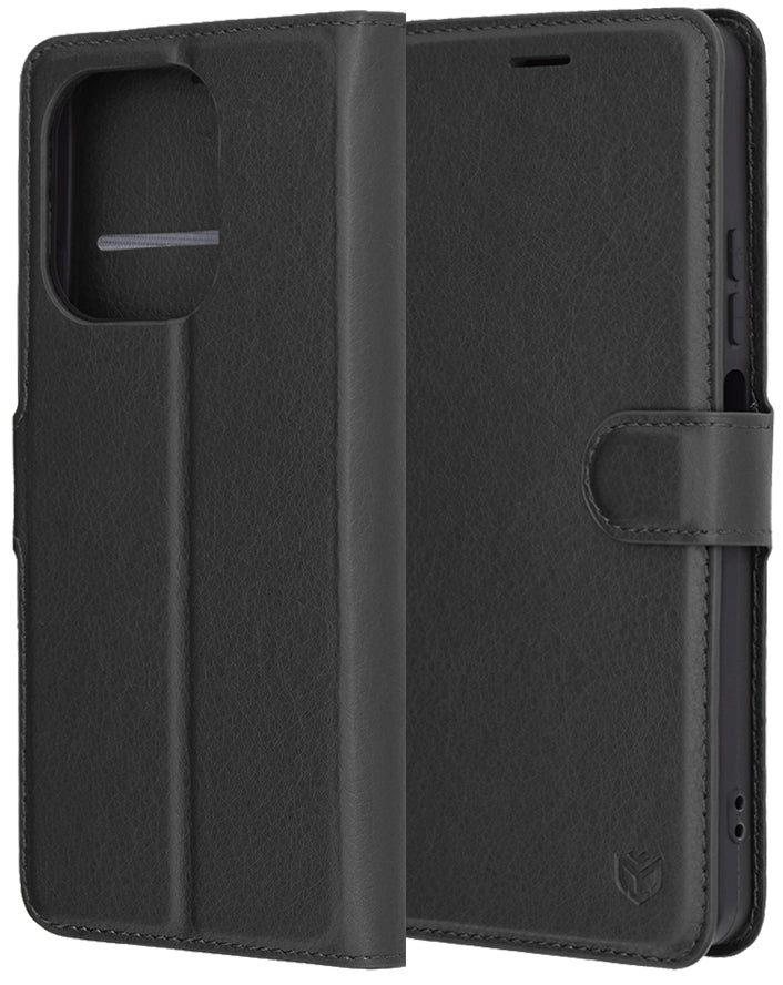 Case for Oppo A5 Pro 4G / A5 Pro, Techsuit, Leather Folio, Black