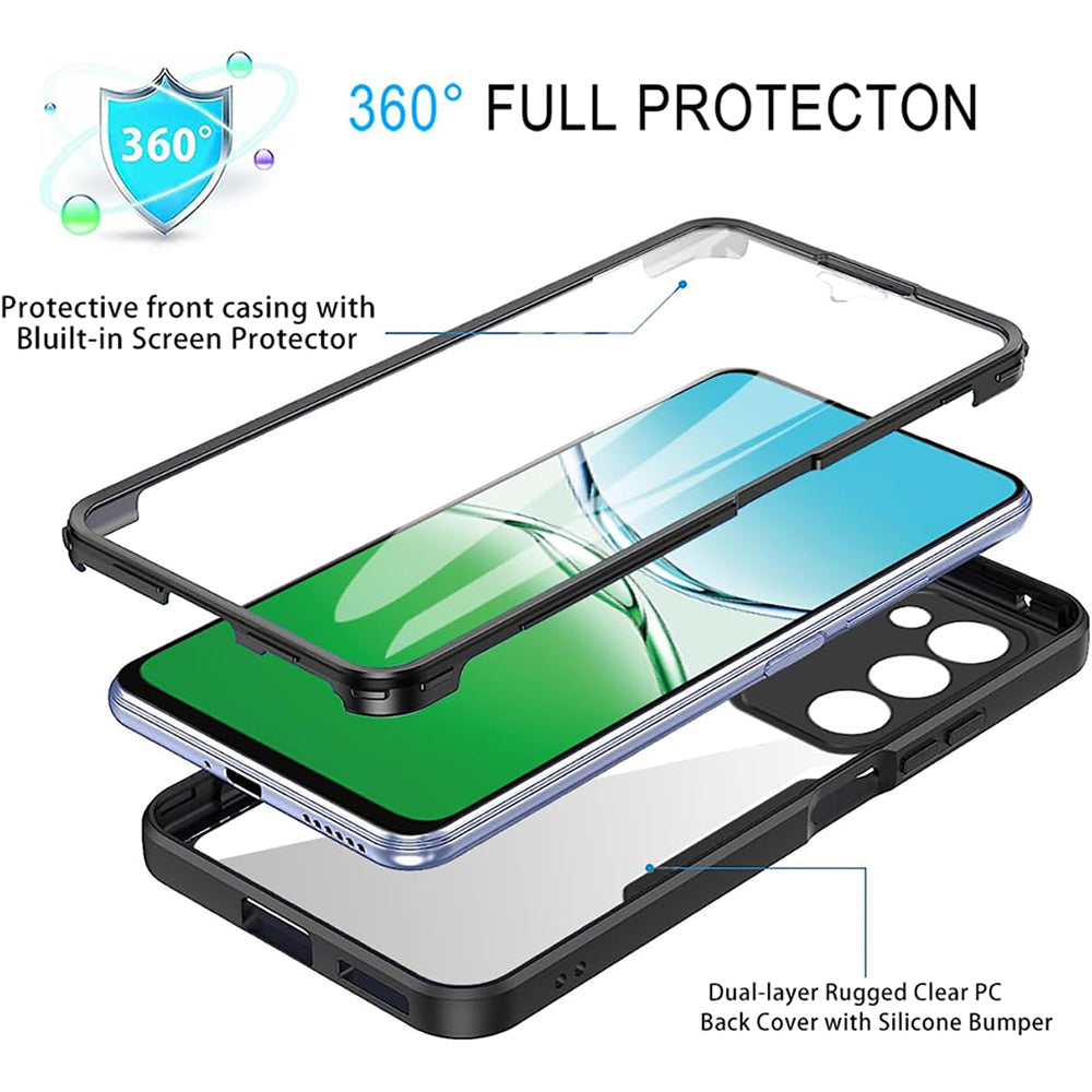 Étui pour Oppo A5 4G / A5 5G, Techsuit, ColorVerse 360, Bleu