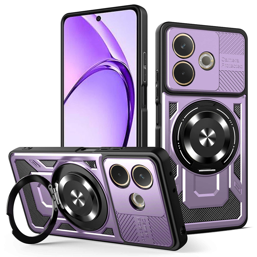 Coque pour Oppo A5 Pro 4G / A5 Pro, Techsuit, RuggedCam, Violet