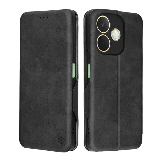 Coque pour Oppo A5 Pro 4G / A5 Pro, Techsuit, Safe Wallet Plus, Noire