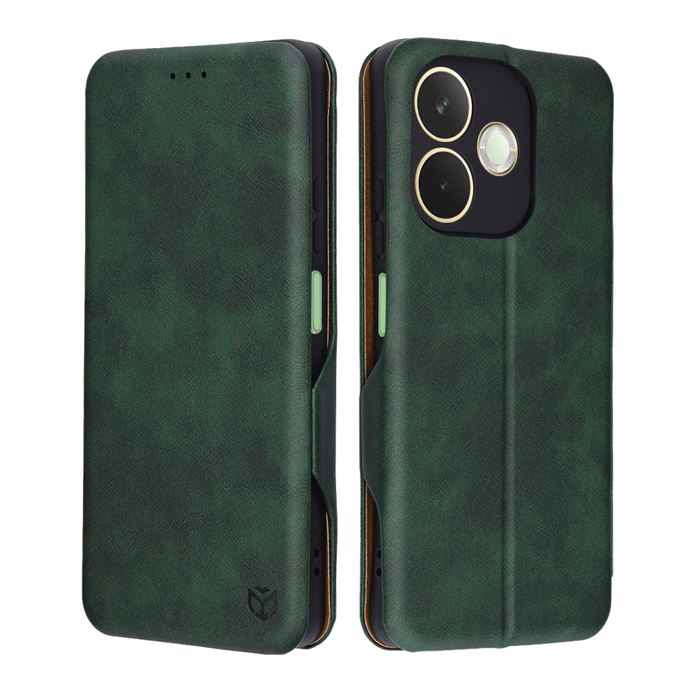 Coque pour Oppo A5 Pro 4G / A5 Pro, Techsuit, Safe Wallet Plus, Vert