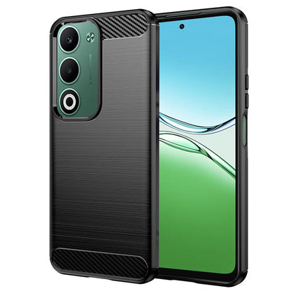 Coque pour Oppo A5 4G, Techsuit, Carbone, Noire