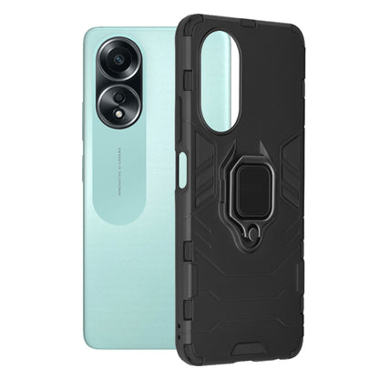 Coque pour Oppo A58 4G, Techsuit, Shield, Noire
