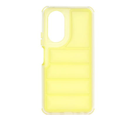 Coque pour Oppo A58 4G, Techsuit, Wave Shield, Jaune