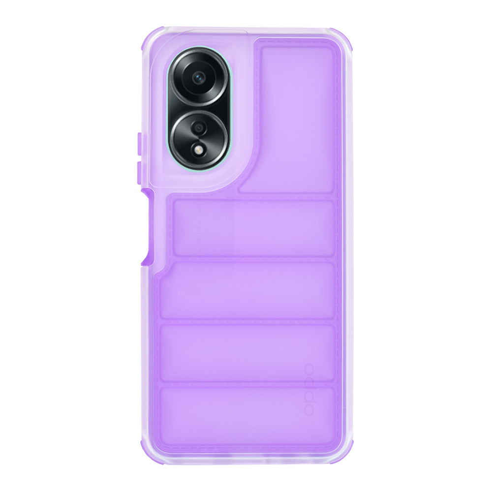 Coque pour Oppo A58 4G, Techsuit, Wave Shield, Violet