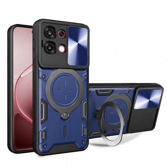 Coque pour Oppo A6 Pro 5G / A6 Pro 4G, Techsuit, CamGuard Pro, Bleue