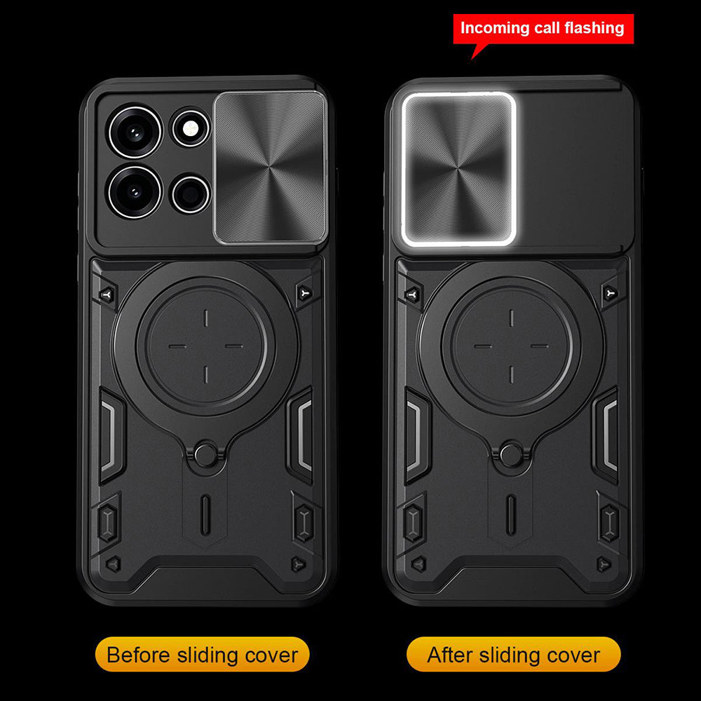 Coque pour Oppo A6 Pro 5G / A6 Pro 4G, Techsuit, CamGuard Pro, Rouge