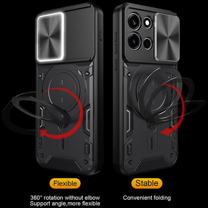 Coque pour Oppo A6 Pro 5G / A6 Pro 4G, Techsuit, CamGuard Pro, Rouge