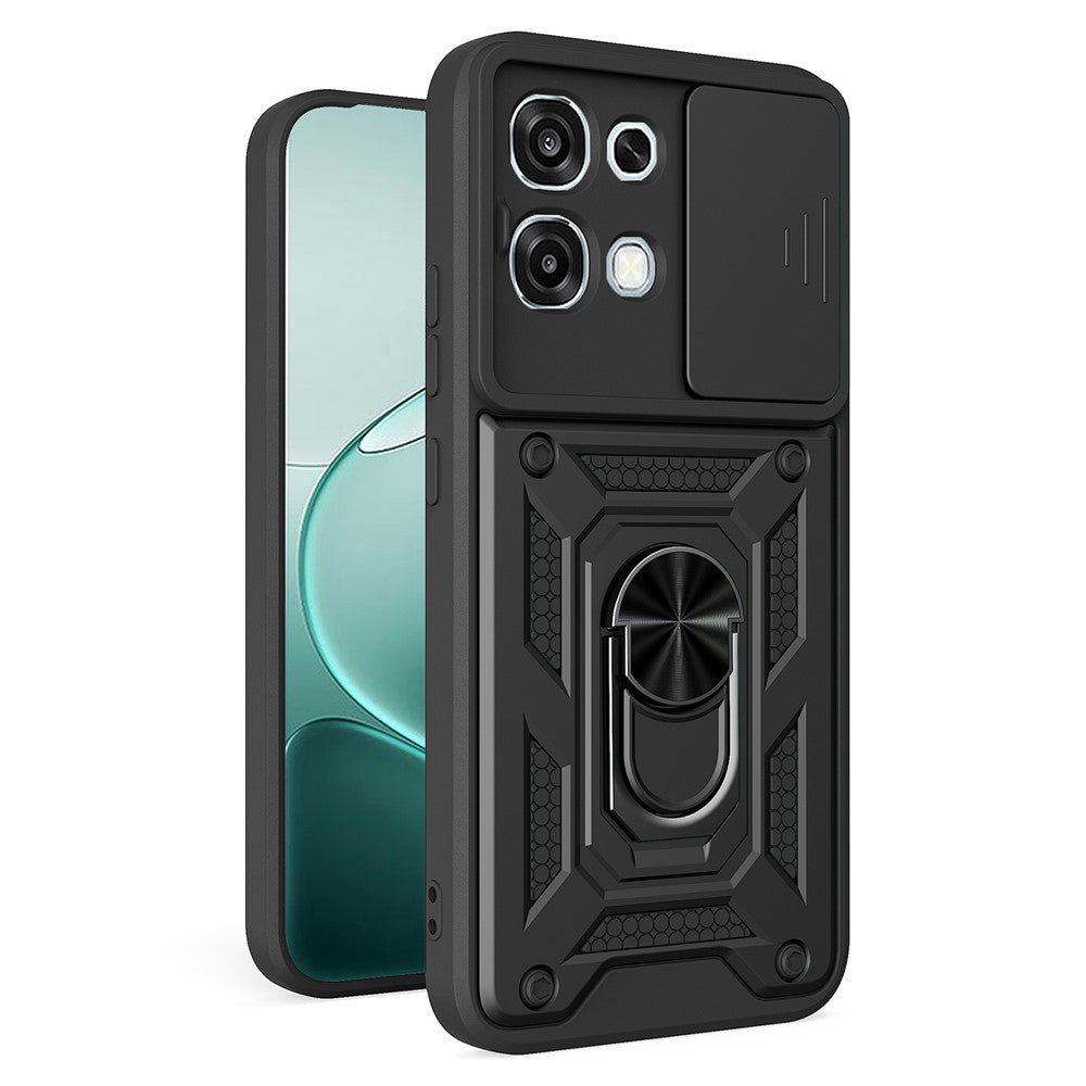 Étui pour Oppo A6 Pro 5G / A6 Pro 4G, Techsuit, CamShield, Noir