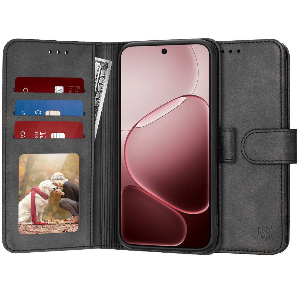 Étui pour Oppo A6 Pro 5G / A6 Pro 4G, Techsuit, Diary Book, Noir