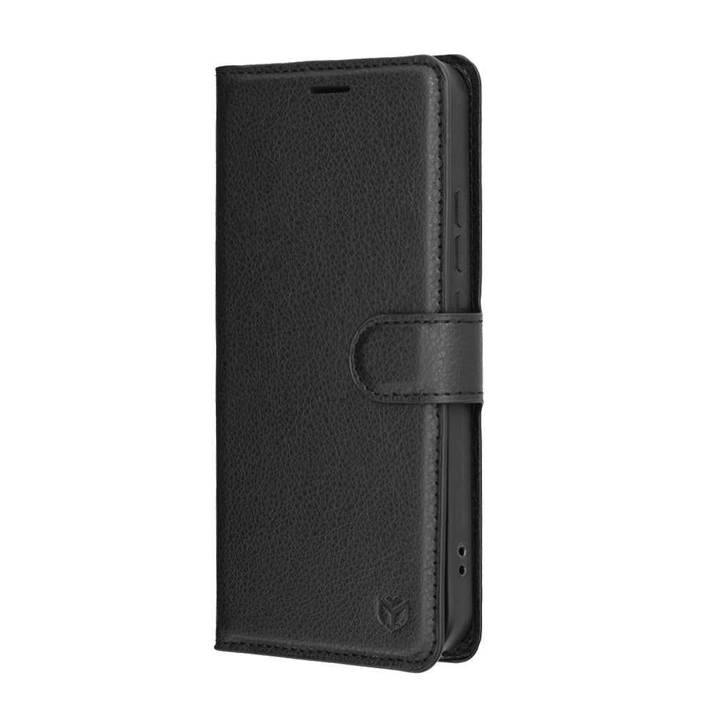 Étui pour Oppo A6 Pro 5G / A6 Pro 4G, Techsuit, Leather Folio, Noir