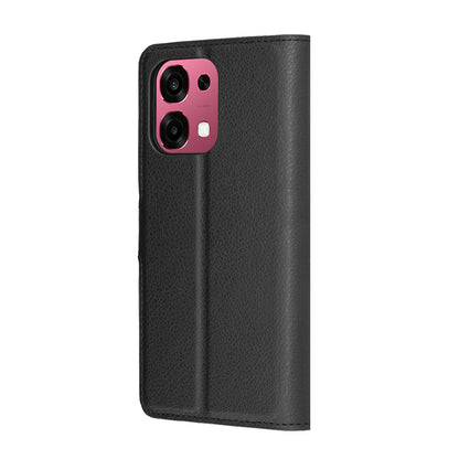 Étui pour Oppo A6 Pro 5G / A6 Pro 4G, Techsuit, Leather Folio, Noir