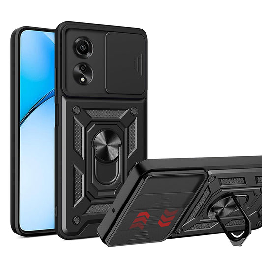 Coque pour Oppo A60, Techsuit, CamShield, Noire