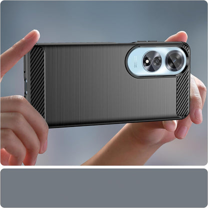 Coque pour Oppo A60, Techsuit, Carbone, Noire