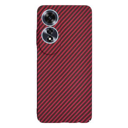 Coque pour Oppo A60, Techsuit, Carbonite FiberShell, Rouge