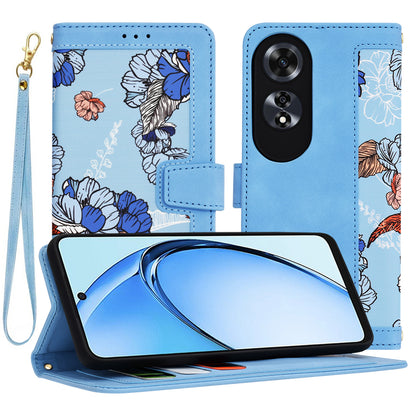 Coque pour Oppo A60, Techsuit, FlipCraft, Bleu