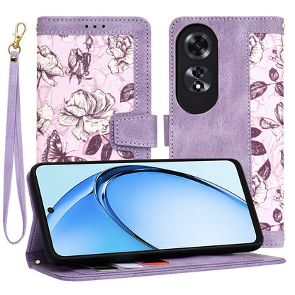 Étui pour Oppo A60, Techsuit, FlipCraft, Violet