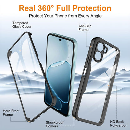 Coque pour Oppo A6k 4G / A6x 4G / A6x, Techsuit, ColorVerse 360, Bleue