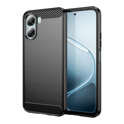 Étui pour Oppo A6x 4G / A6x, Techsuit, Carbone, Noir