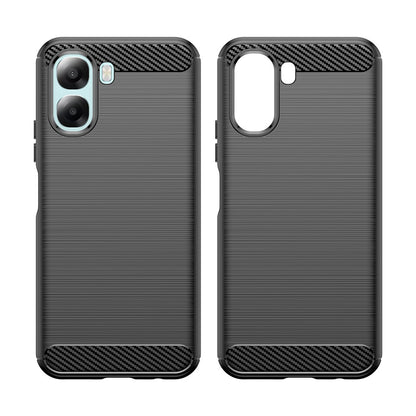 Étui pour Oppo A6x 4G / A6x, Techsuit, Carbone, Noir