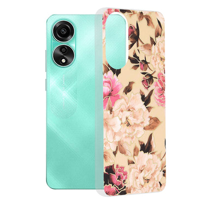 Coque pour Oppo A78 4G, Techsuit, Marble, Beige