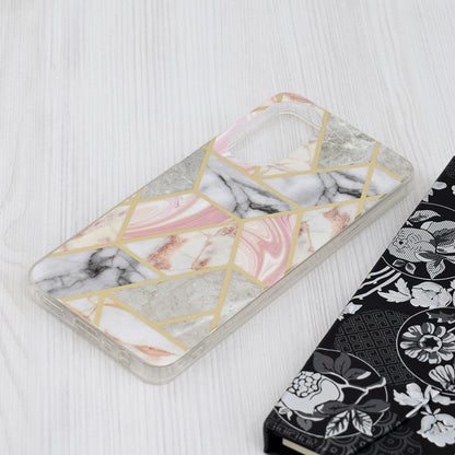 Coque pour Oppo A78 4G, Techsuit, Marble, Rose
