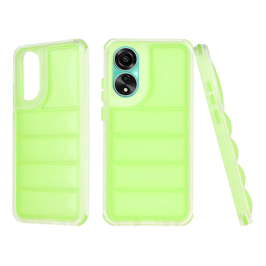 Coque pour Oppo A78 4G, Techsuit, Wave Shield, Vert