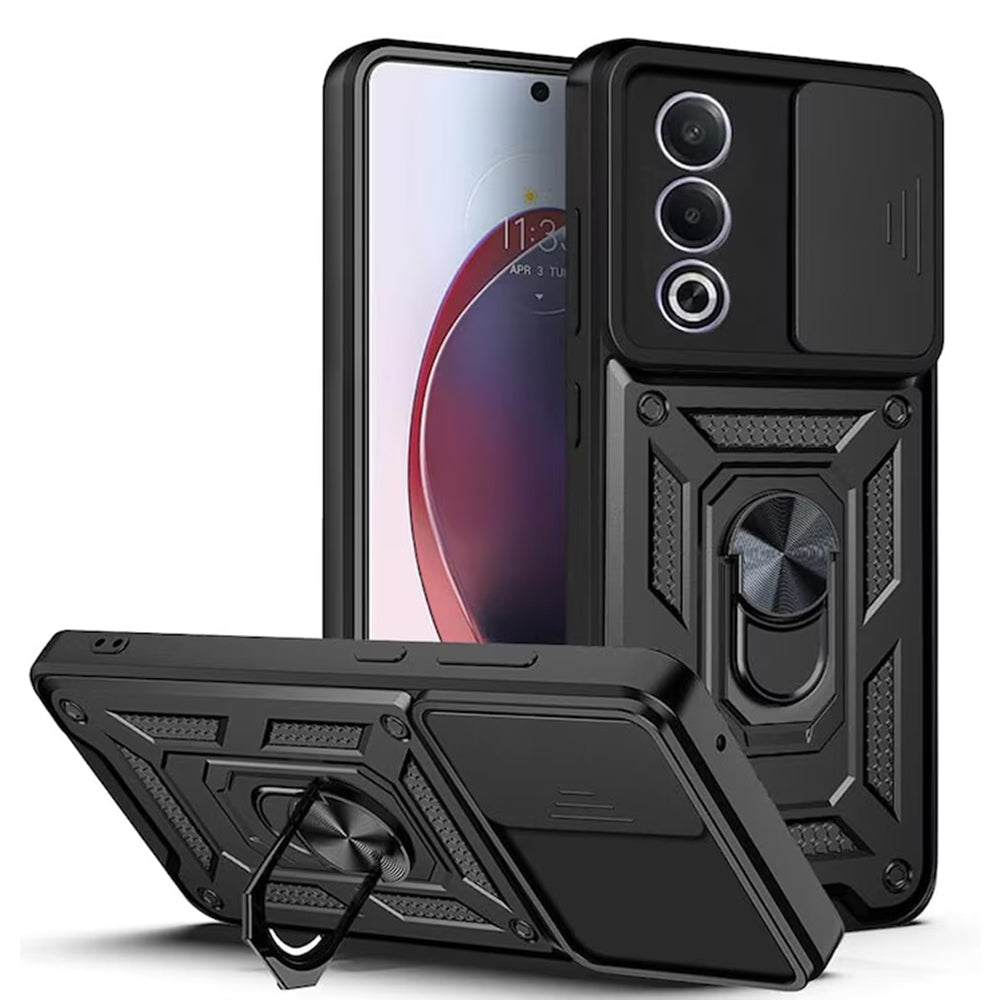 Case for Oppo A80, Techsuit, CamShield, Black