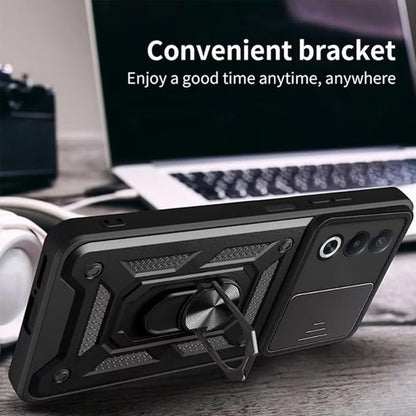 Case for Oppo A80, Techsuit, CamShield, Black
