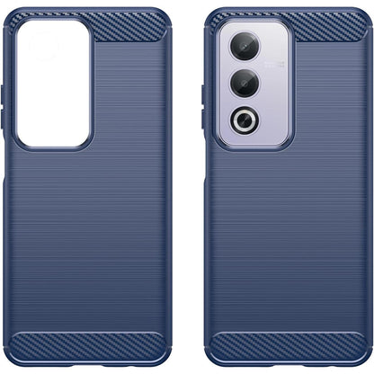 Coque pour Oppo A80, Techsuit, Carbone, Bleue