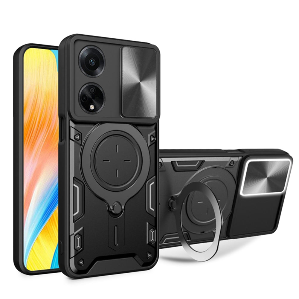 Case for Oppo A98, Techsuit, CamGuard Pro, Black