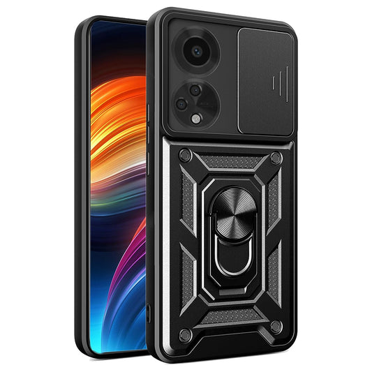 Housse pour Oppo A98, Techsuit, CamShield, Noire